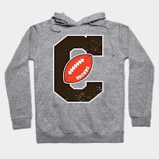 Big Bold Cleveland Browns Monogram Hoodie